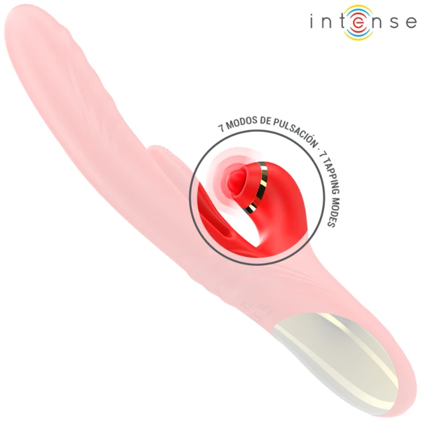 INTENSE - VIBRATORE MULTIFUNZIONE ROSALIA 3 IN 1 ROSSO