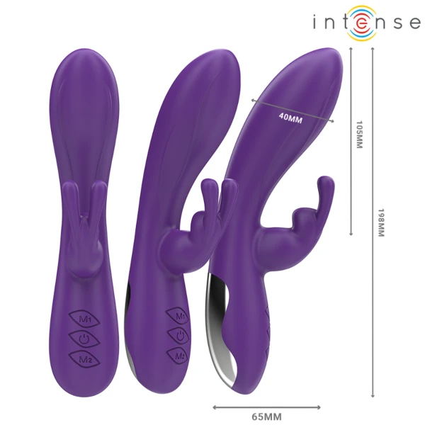 INTENSE - VIBRATORE RANDALL RABBIT 10 VIBRAZIONI VIOLA