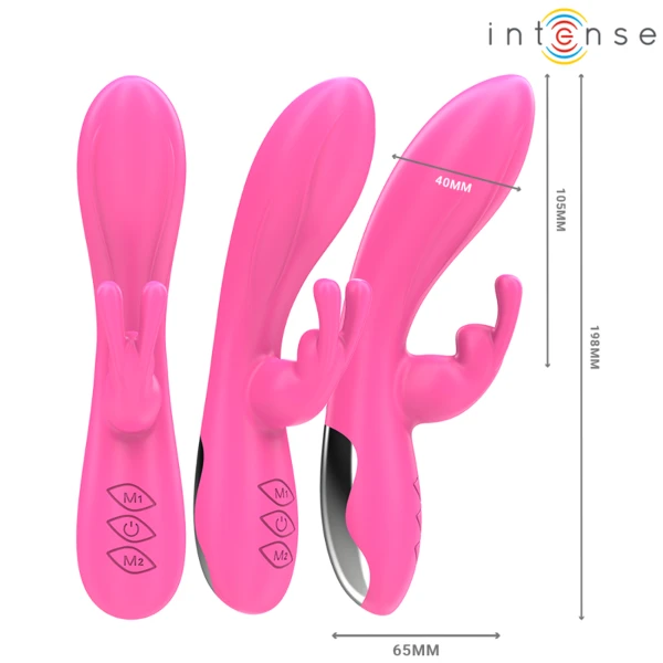 INTENSE - VIBRATORE RANDALL RABBIT 10 VIBRAZIONI ROSA