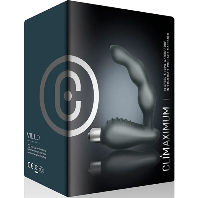 CLIMAXIMUM - VIBRATORE PROSTATICO A GRADINI VILLO