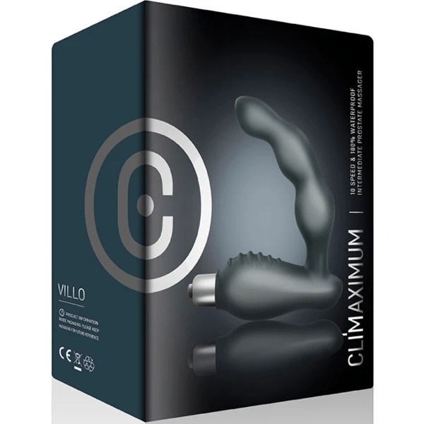 CLIMAXIMUM - VIBRATORE PROSTATICO A GRADINI VILLO