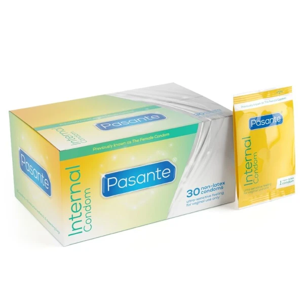 PASANTE - PRESERVATIVI FEMMINILI INTERNI CONFEZIONE DA 30 UNITÀ