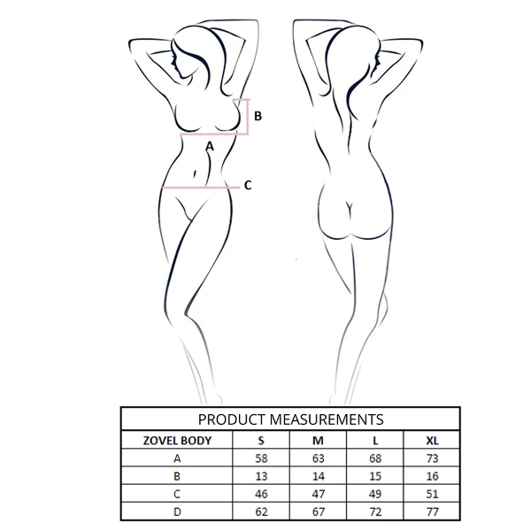 PASSION - ZOVEL BODY ROSA CHIARO L/XL
