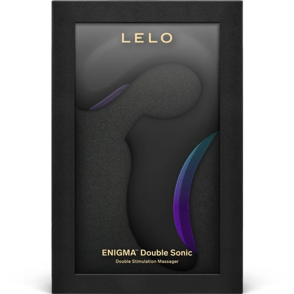 LELO - ENIGMA DOUBLE SONIC VIBRATOR POINT G NERO