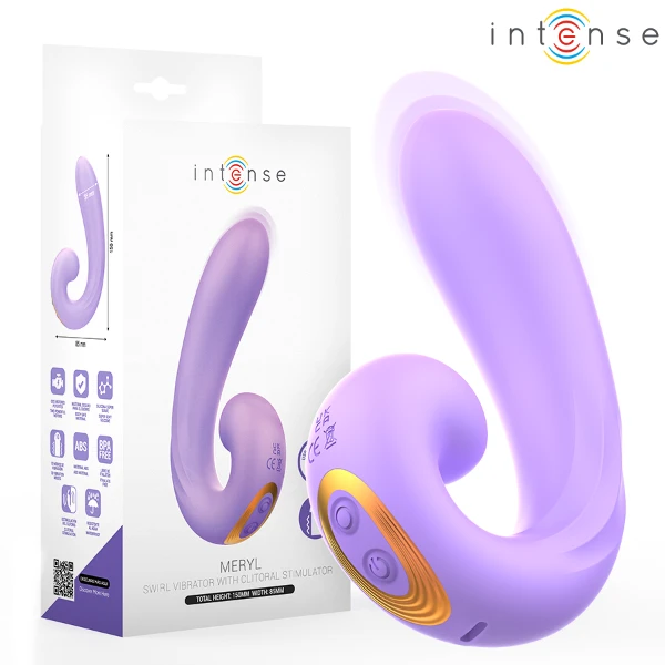 INTENSE - STIMOLATORE CLITORIDEO A DOPPIA VIBRAZIONE MERYL