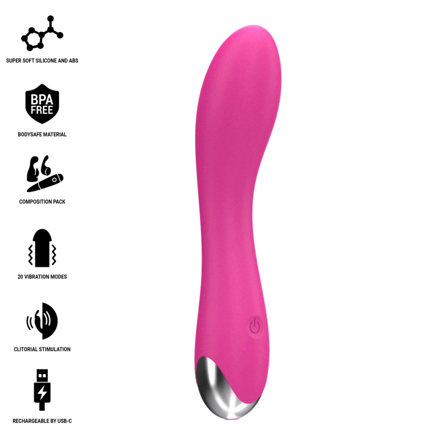 INTENSE - CHER VIBRADOR 20 PATRONES CON CABEZALES INTERCAMBIABLES