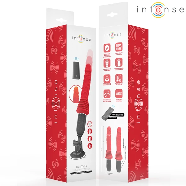 INTENSE - CYNTHIA VIBRADOR THRUSTING CONTROL REMOTO CON CALOR