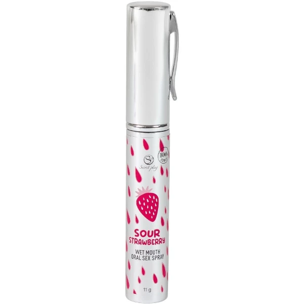SECRETPLAY - SPRAY PER IL SESSO ORALE ALLA FRAGOLA ACIDA