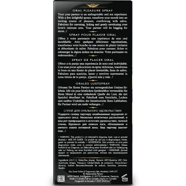 SHUNGA - WAVES PLEASURE SPRAY ORALE SEDUCENTE FRUTTI ESOTICI 20 ML