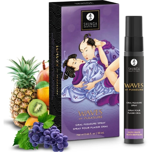 SHUNGA - WAVES PLEASURE SPRAY ORALE SEDUCENTE FRUTTI ESOTICI 20 ML