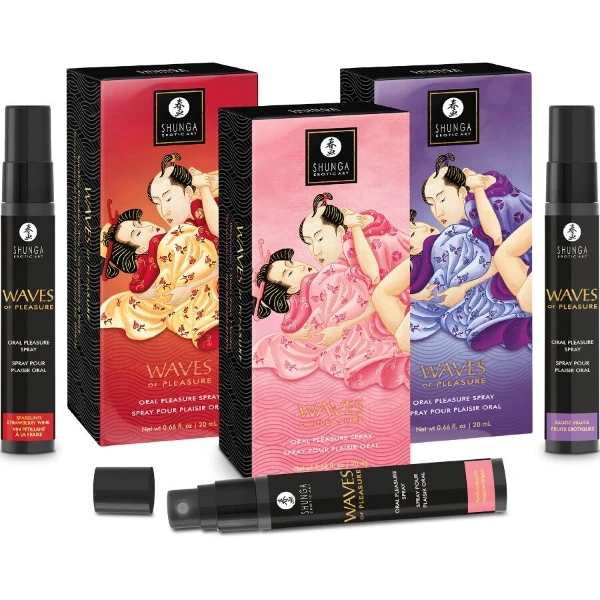 SHUNGA - WAVES PLEASURE SPRAY ORALE SEDUCENTE FRAGOLA 20 ML