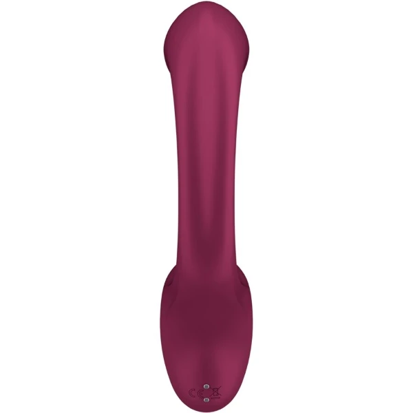 SATISFYER - G PER DEA 2 VIBRATORE CONIGLIO BOTTIGLIA BORDEAUX