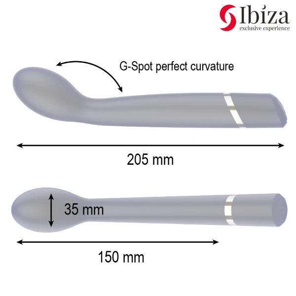 IBIZA - VIBRATORE PUNTO G 10 VIBRAZIONI RICARICABILE