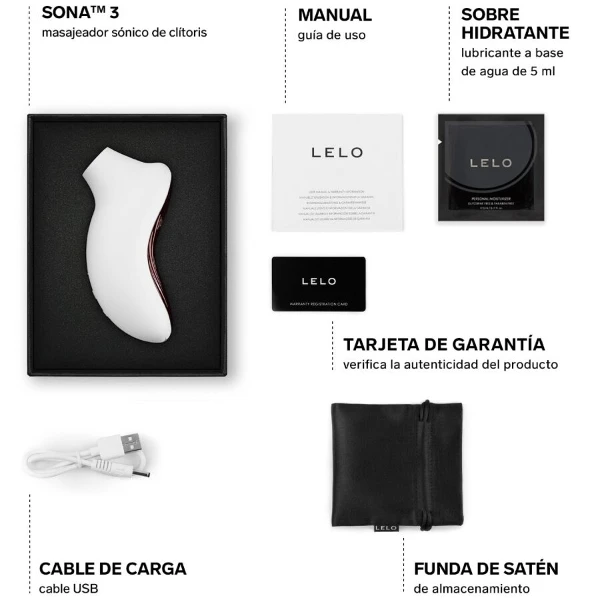 LELO - SONA 3 CREMA MASSAGGIATORE CLITORIDEO SONICO