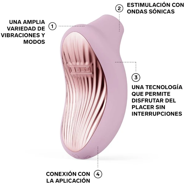 LELO - SONA 3 CRUISE MASSAGGIATORE CLITORIDEO SONICO ROSA CHIARO