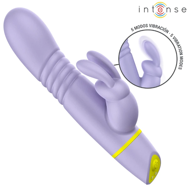 INTENSE - STIMOLATORE E VIBRATORE A SPINTA HELEN RABBIT
