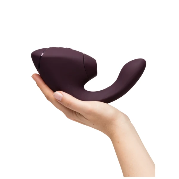 WOMANIZER - DUO NEXT ESTIMULADOR VIBRADOR DUAL CLÍTORIS & PUNTO·G MORADO