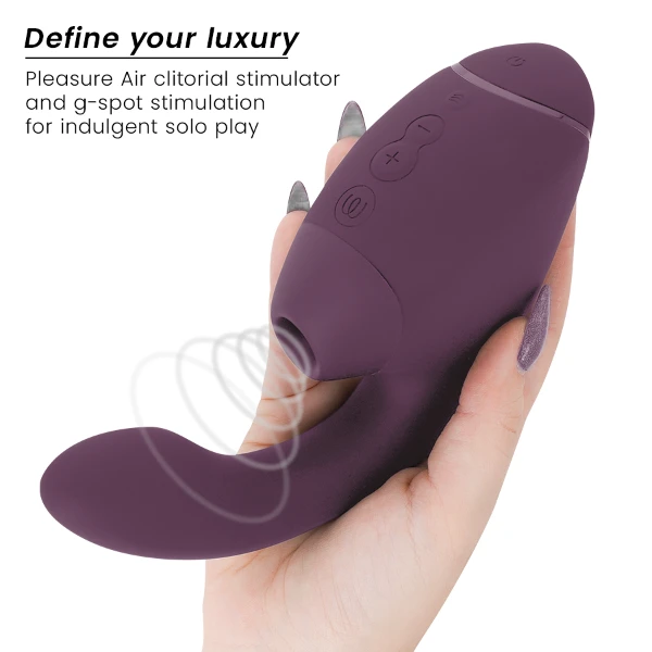 WOMANIZER - DUO NEXT ESTIMULADOR VIBRADOR DUAL CLÍTORIS & PUNTO·G MORADO