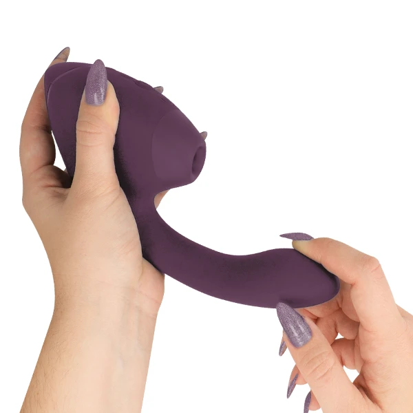 WOMANIZER - DUO NEXT ESTIMULADOR VIBRADOR DUAL CLÍTORIS & PUNTO·G MORADO