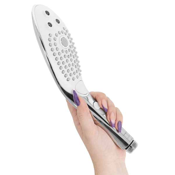 WOMANIZER - WAVE CABEZAL DE DUCHA ESTIMULADOR DE CLITORÍS PLATEADO