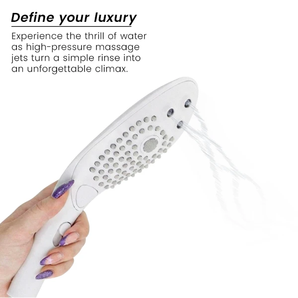 WOMANIZER - WAVE CABEZAL DE DUCHA ESTIMULADOR DE CLITORÍS BLANCO