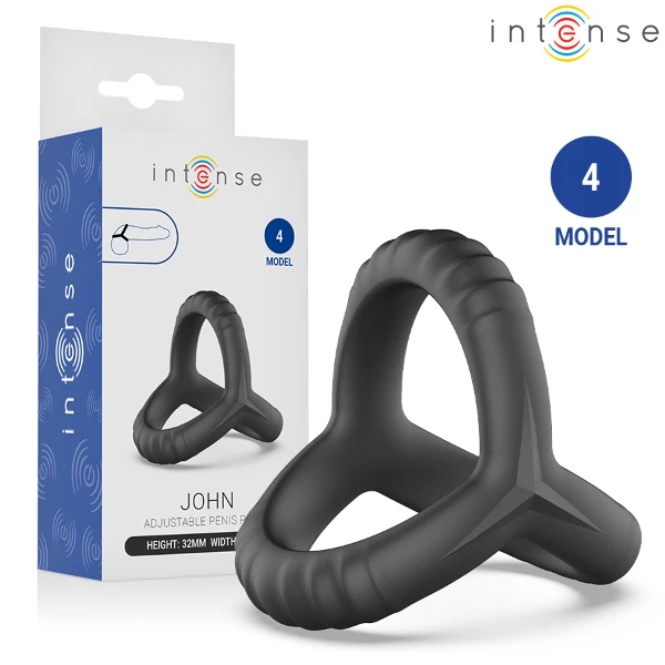 INTENSE - JOHN ANELLO PER PENE TRIPLO REGOLABILE MODELLO 4
