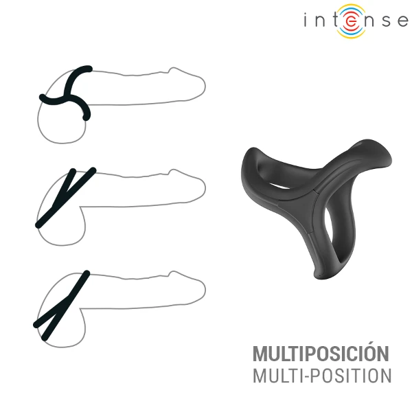 INTENSE - ALFIE ANELLO PER PENE TRIPLO REGOLABILE MODELLO 6