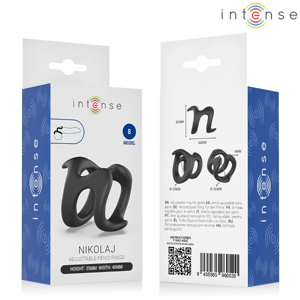 INTENSE - NIKOLAJ ANELLO PER PENE REGOLABILE MODELLO 8
