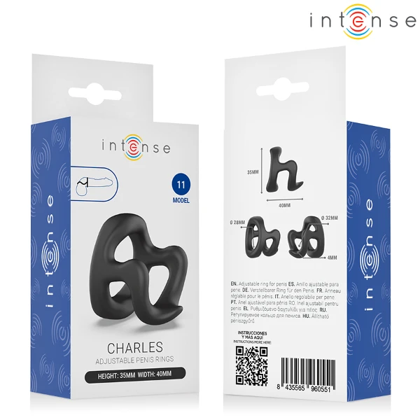 INTENSE - CHARLES ANELLO PER PENE REGOLABILE MODELLO 11