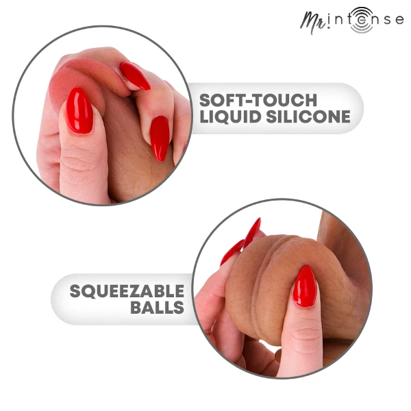 MR INTENSE - GARY XL PENE IN SILICONE ULTRA-REALISTICO CON TESTICOLI 25,5 CM -Ø- 5,1 CM