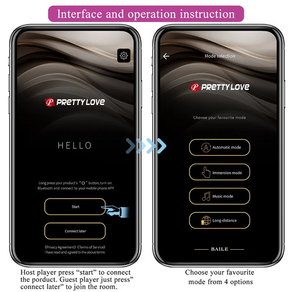 PRETTY LOVE - DORA VIBRATORE INVISIBILE CON APP GRATUITA