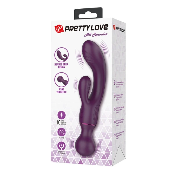 PRETTY LOVE - VIBRATORE PUNTO G VIOLA TUTTOFARE