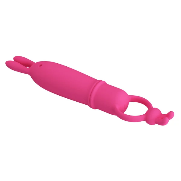PRETTY LOVE - DELIA VIBRATORE CONIGLIO CON ANELLO DI RESISTENZA