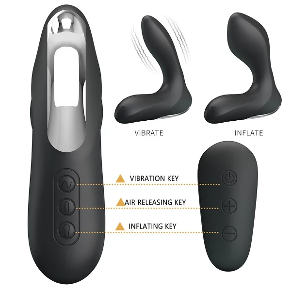MR PLAY - MASSAGGIATORE PROSTATICO CON TELECOMANDO A VIBRAZIONE