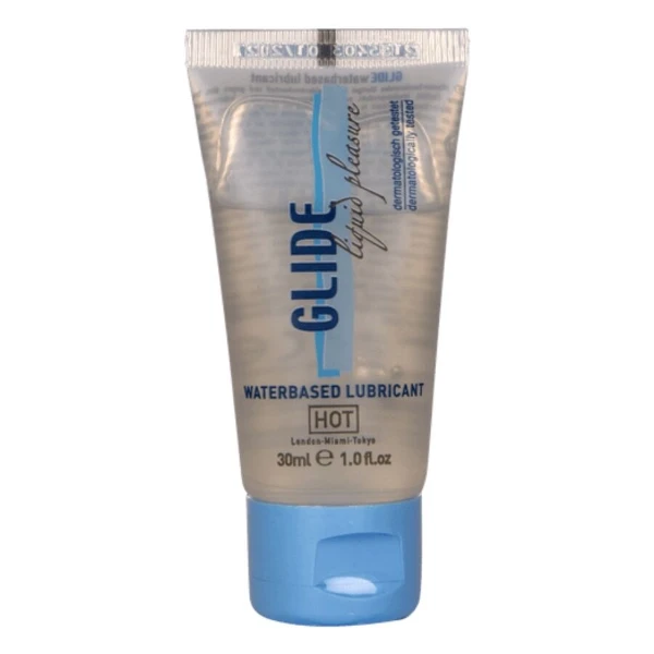 HOT - GLIDE LIQUID PLEASURE LUBRICANTE BASE AGUA 30 ML