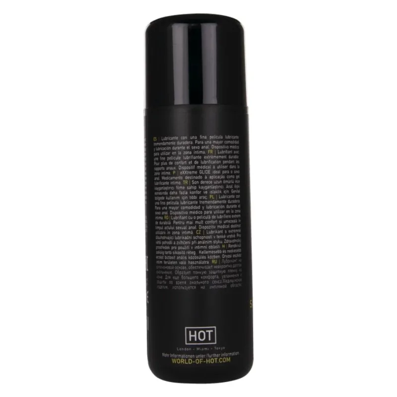HOT - EXXTREME GLIDE LUBRIFICANTE A BASE DI SILICONE + OLIO COMFORT A+ 100 ML