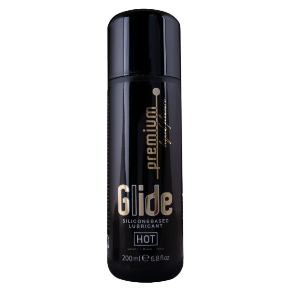 HOT - PREMIUM SILICONE GLIDE LUBRICANTE BASE SILICONA 200 ML