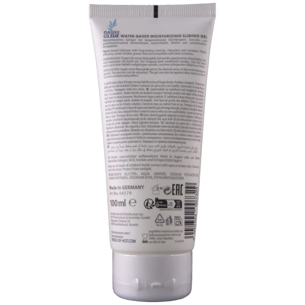 HOT - NATURE GLIDE LUBRICANTE BASE AGUA 100 ML