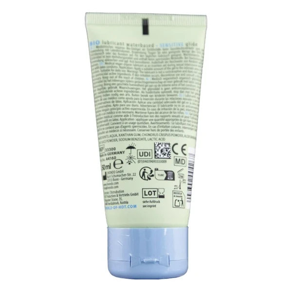 HOT - BIO LUBRICANT LUBRICANTE BIO BASE AGUA SENSIBLE 50 ML