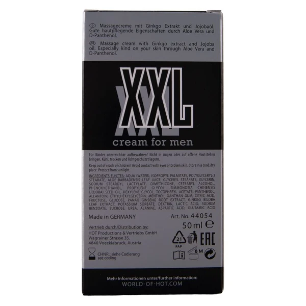 HOT - CREMA XXL PARA HOMBRE 50 ML