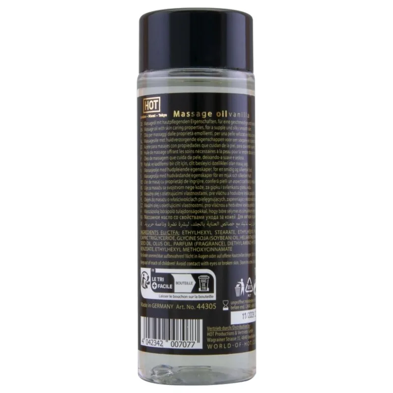 HOT - OLIO DA MASSAGGIO VANIGLIA 100 ML