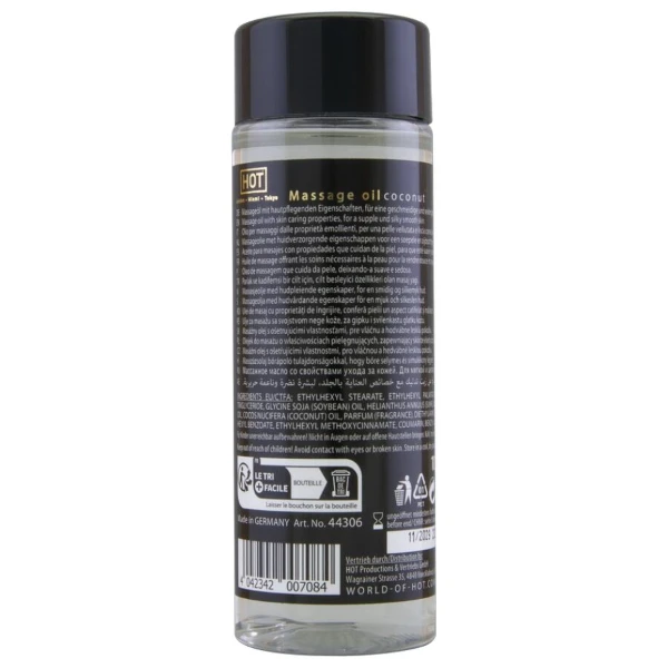 HOT - OLIO DA MASSAGGIO AL COCCO 100 ML