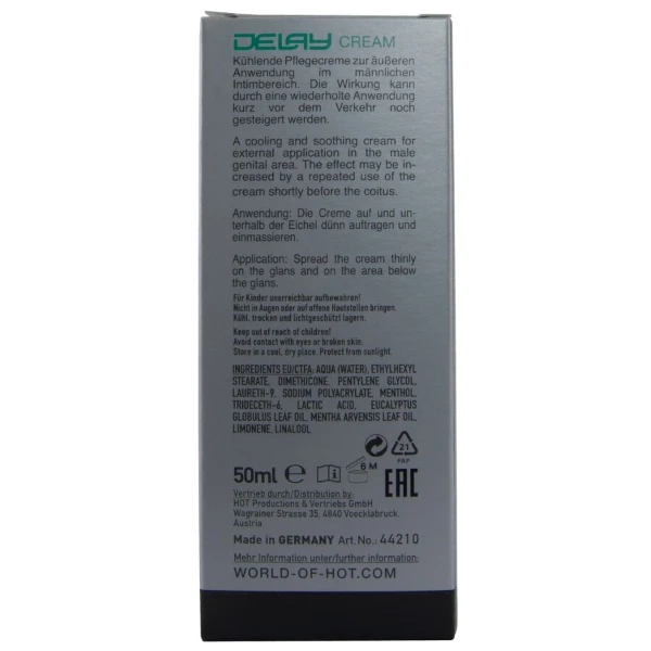 HOT - CREMA RITARDANTE 50 ML