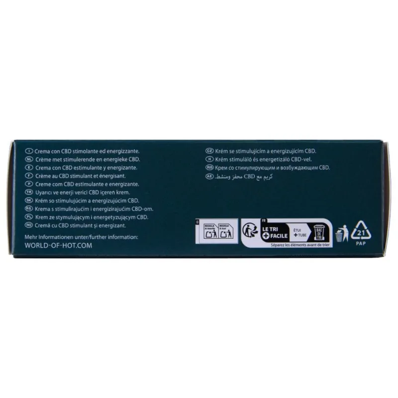HOT - CREMA PER LA MASTURBAZIONE CON CBD - UNISEX 100ML