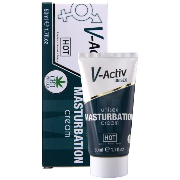 HOT - CREMA PER LA MASTURBAZIONE CON CBD - UNISEX 100ML