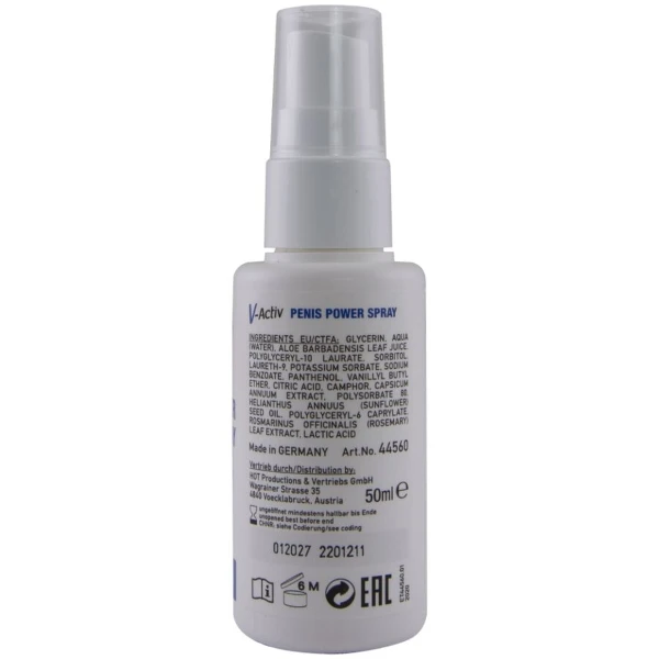 HOT - V-ACTIV PENIS POWER SPRAY PER UOMO 50 ML