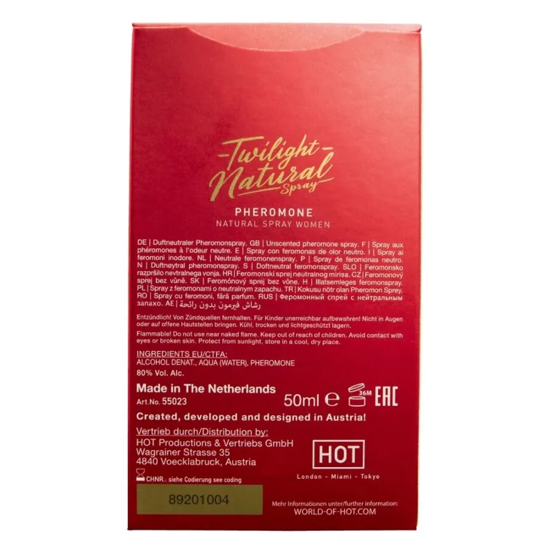 HOT - TWILIGHT PHEROMONE NATURALE DONNA 50 ML
