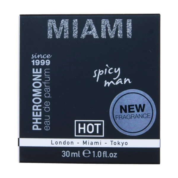 HOT - PROFUMO AI FEROMONI MIAMI SPICY MAN 30 ML