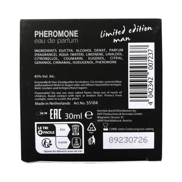 HOT - PROFUMO AI FEROMONI DUBAI EDIZIONE LIMITATA UOMO 30 ML