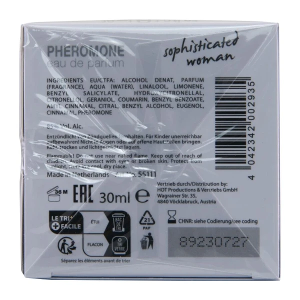 HOT - PROFUMO AI FEROMONI LONDRA DONNA SOFISTICATA 30 ML